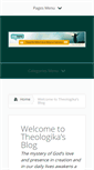 Mobile Screenshot of blog.theologika.net